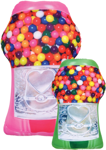 Picture Of Gumball Machine Scented Microbead Pillow - Iscream Gumball Machine Bubble Gum Scented Pillow (550x550), Png Download