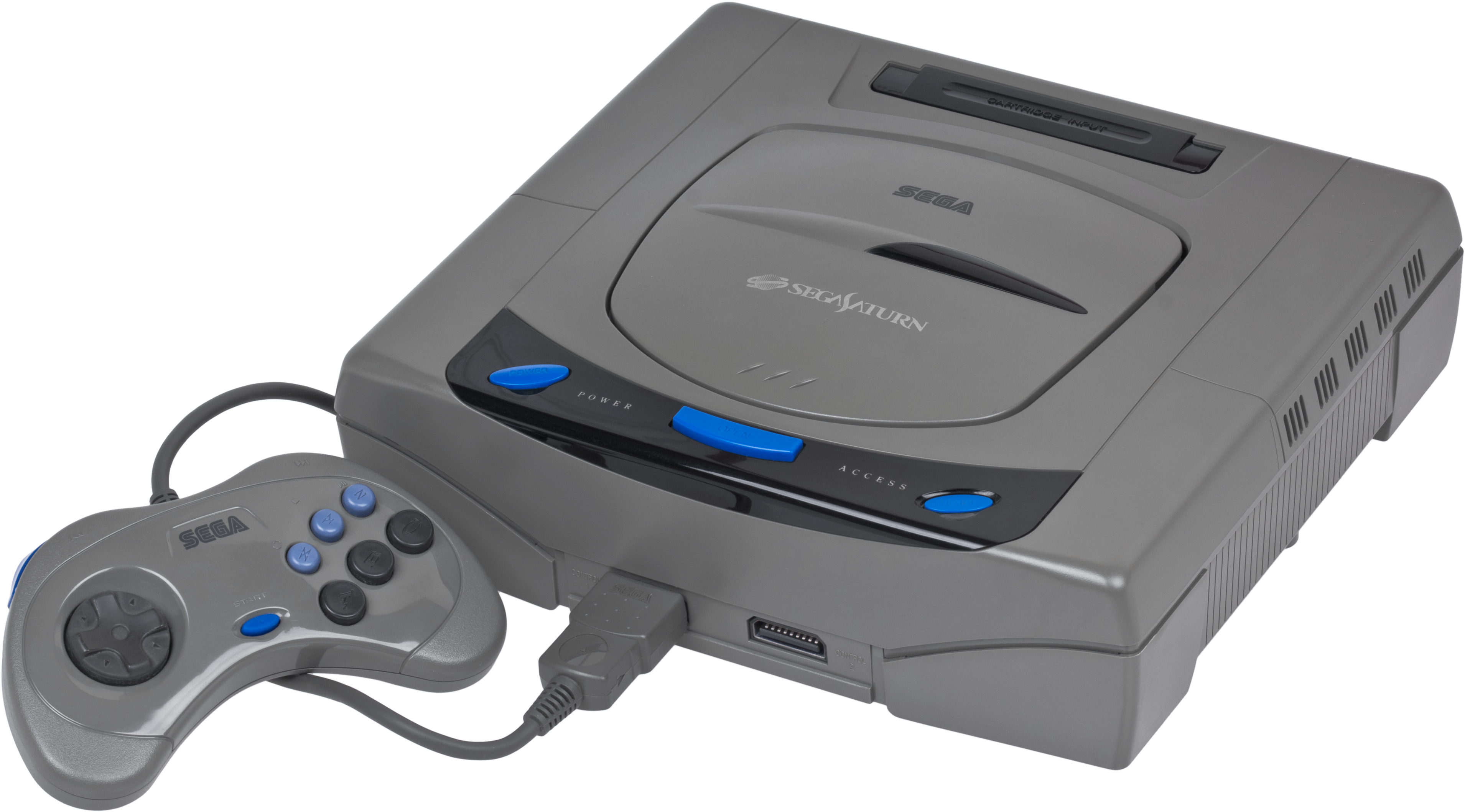 Sega Saturn Jp Mk1 Console Set - ゲーム 機 セガ サターン (3980x2280), Png Download