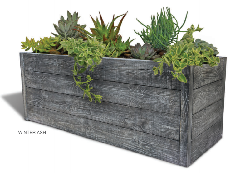 Woodform Planter - Concrete (800x800), Png Download