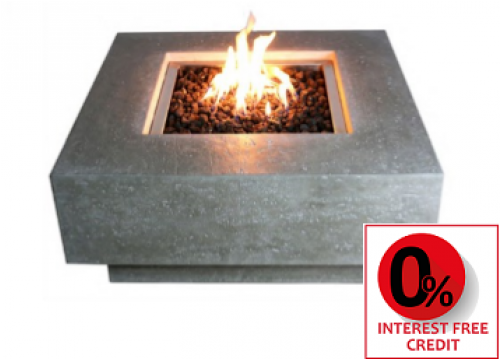Elementi Manhattan Table Fire Pit (500x500), Png Download