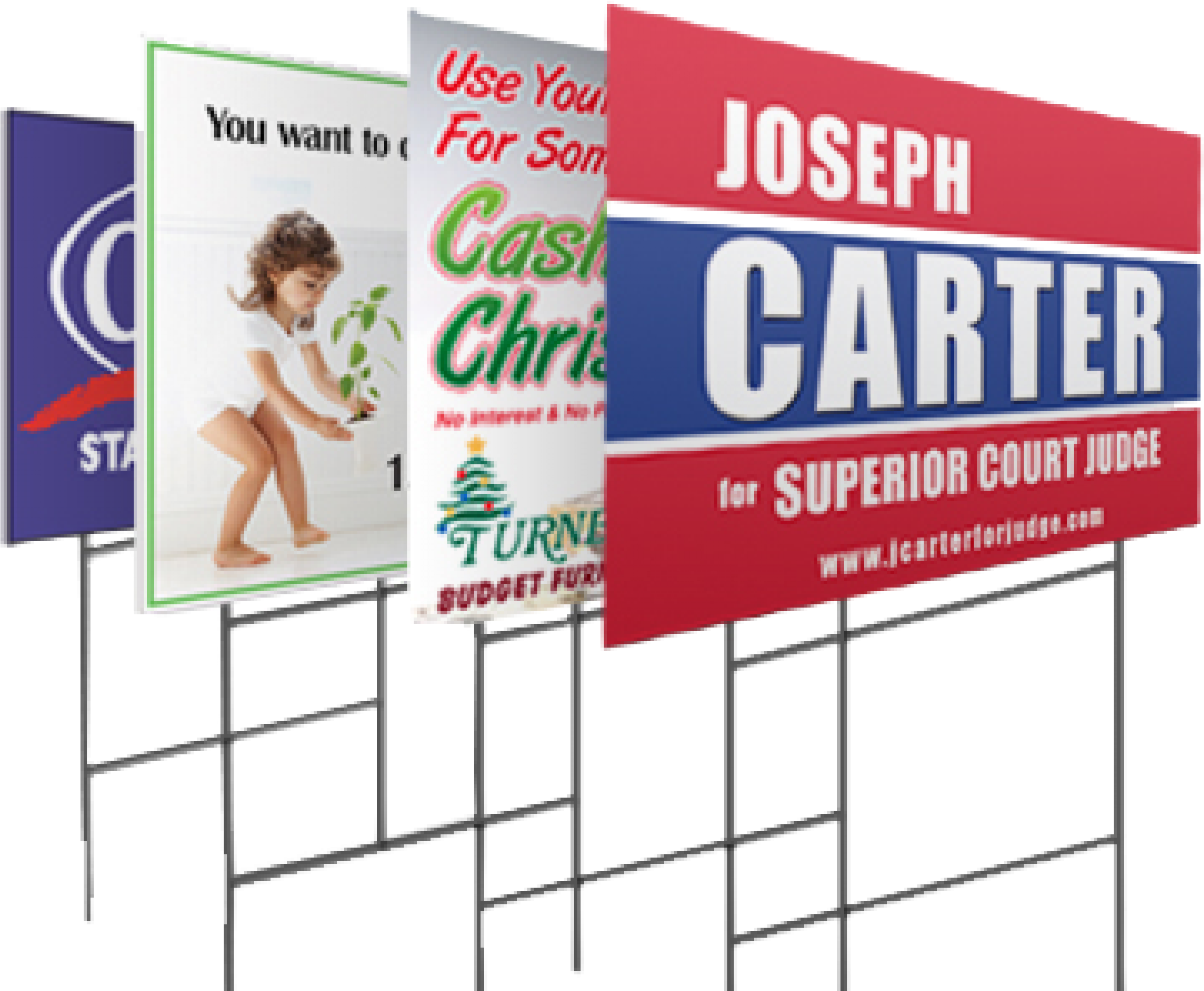 Lawn Signs 18 X - Yard Signs (409x311), Png Download