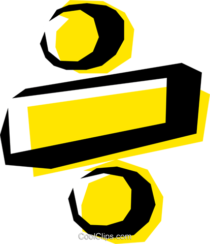 Divide Royalty Free Vector Clip Art Illustration - Divisão Png (414x480), Png Download