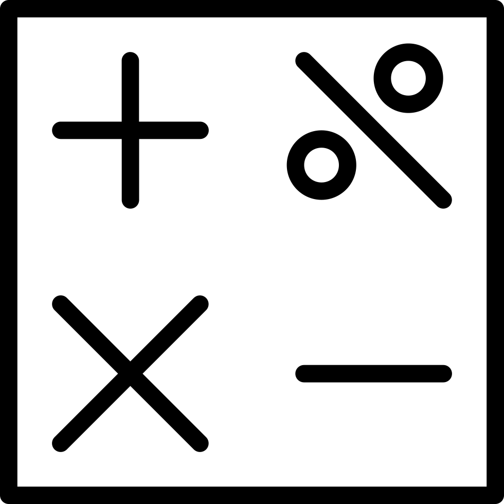Mathematical Symbols - - Simbolo De Calculos (980x980), Png Download