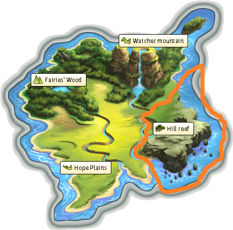 Hill Reef - Fandom (486x480), Png Download
