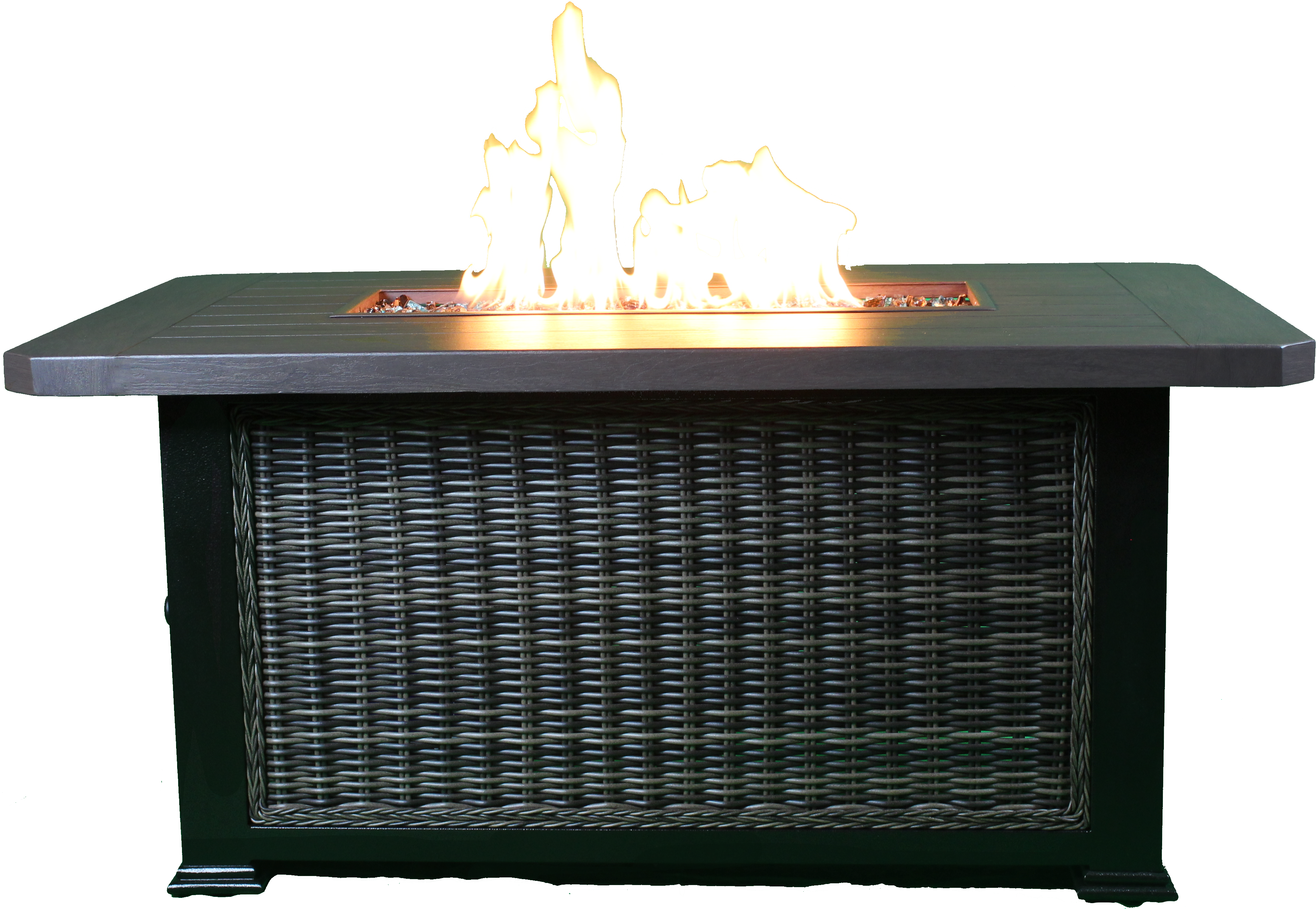 Catalina 32″x52″ Rectangle Fire Pit (3789x2618), Png Download