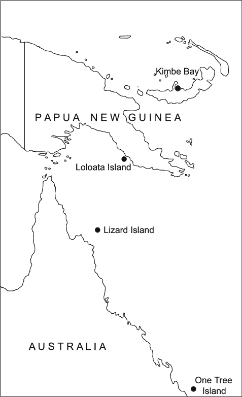 Map Of Papua New Guinea And The Great Barrier Reef, - Diagram (477x782), Png Download