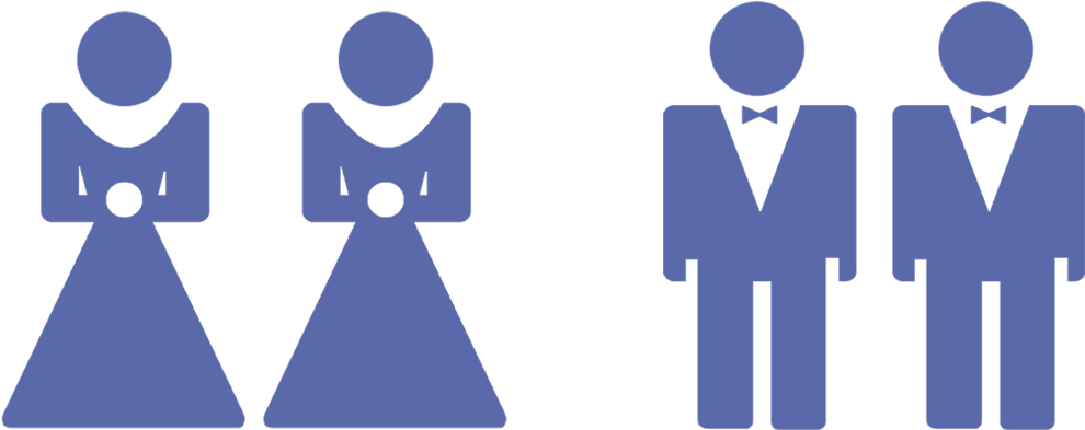 In America, Both Religious And Governmental Authorities - Same Sex Marriage Png (1000x413), Png Download