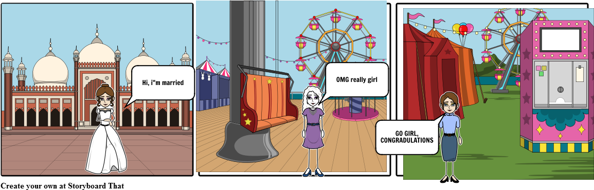 Marriage - Cartoon (1164x385), Png Download