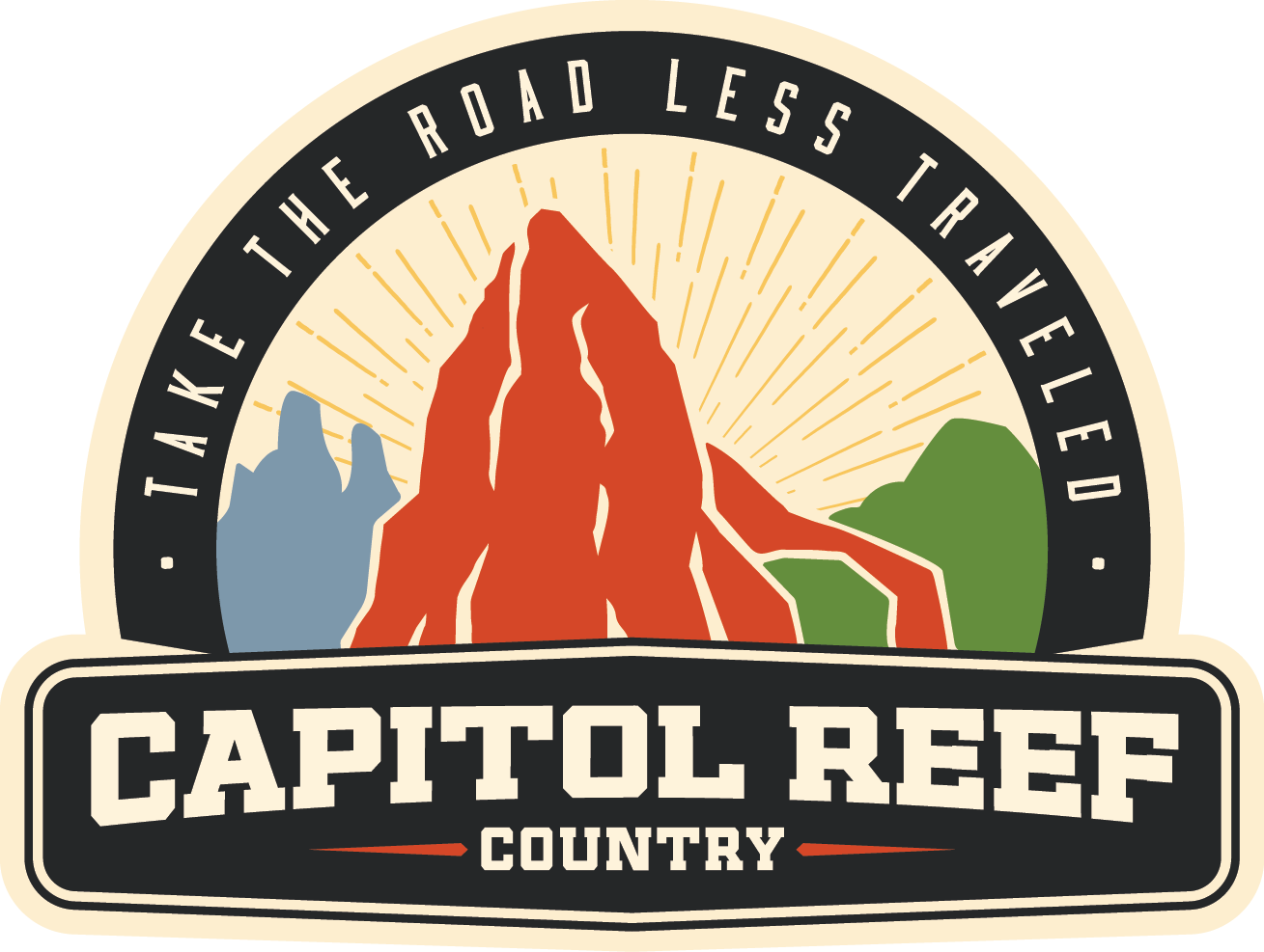 Capitol Reef Country Logo - Capitol Reef Logo (1309x987), Png Download