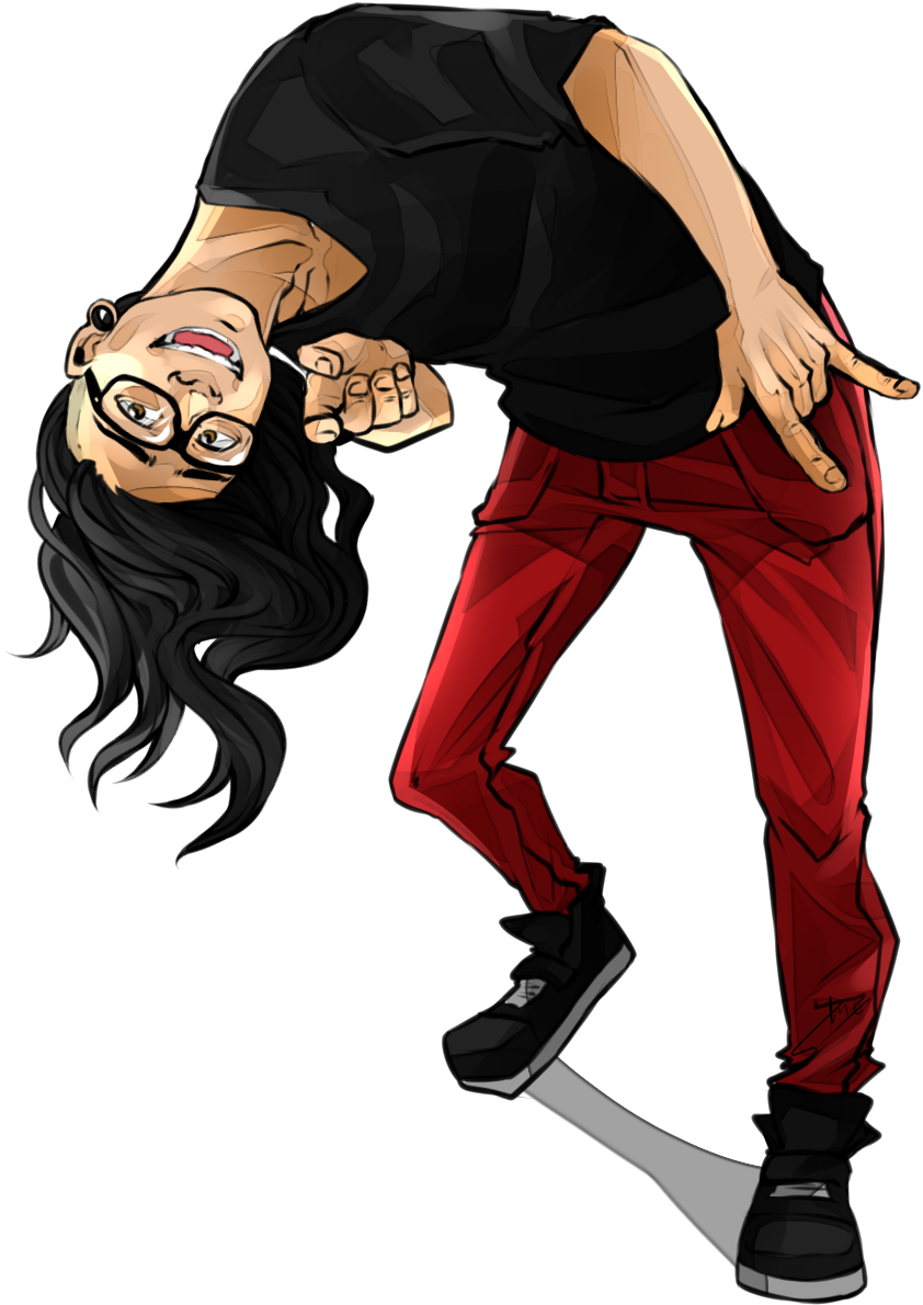 Skrillex Fanart (859x1238), Png Download