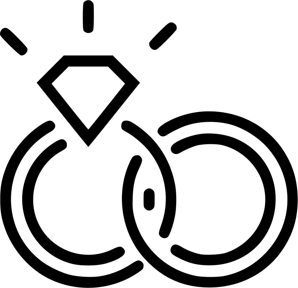 Engagement Ring Diamond Marriage Propose Comments - Marriage Icon Png (981x946), Png Download