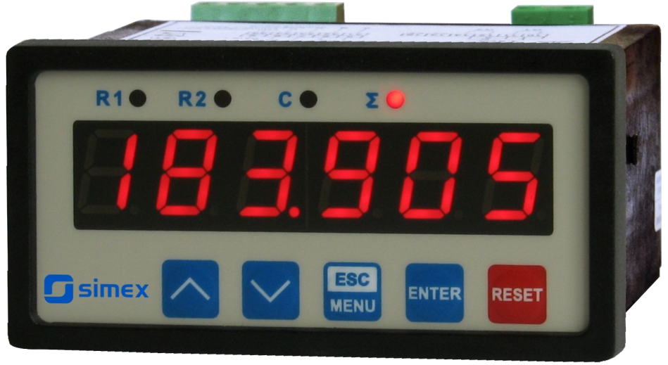 Digital Timer Png Transparent Image - Simex Srp-946-1841-1-4-001 , Led Digital Panel Multi-function (1024x600), Png Download