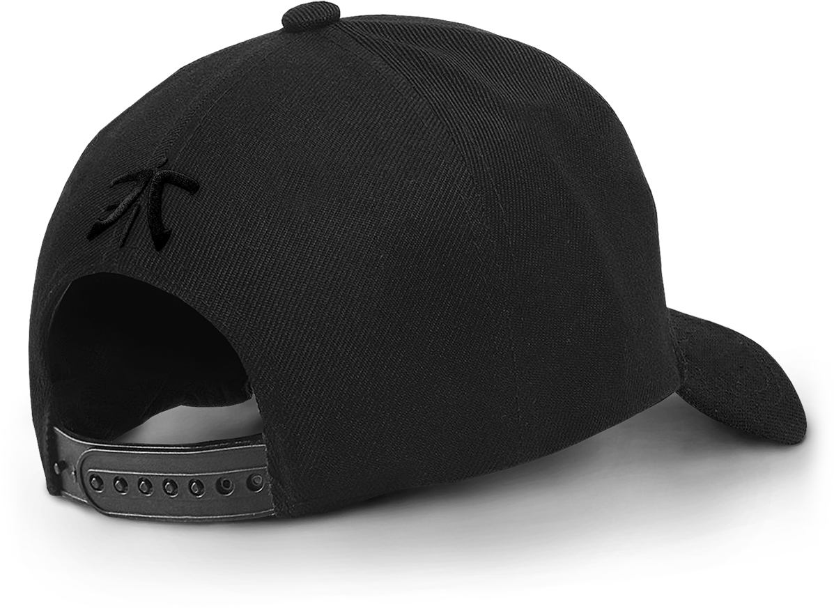 Png Black Baseball Hat (600x450), Png Download