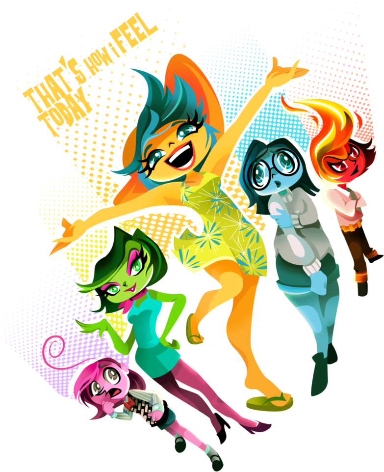 Inside Out - Illustration (791x1009), Png Download