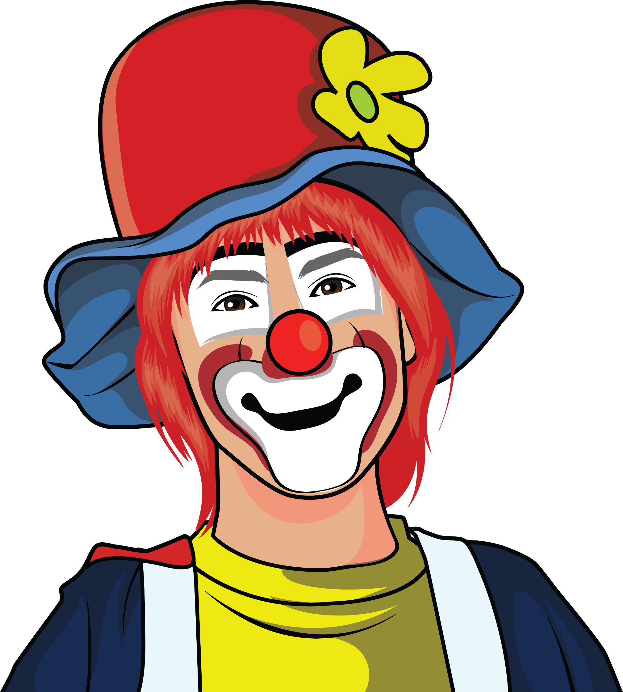 This Free Icons Png Design Of Clown Illustration (2018x2242), Png Download