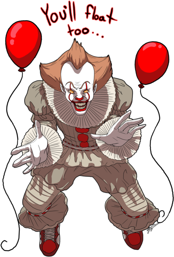 Pennywise The Dancing Clown By Xxcommandershepardxx - Pennywise The Dancing Clown Transparent (821x974), Png Download