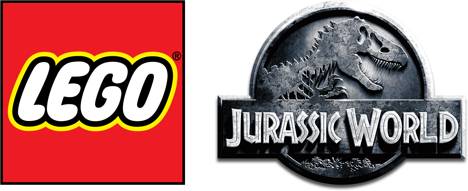 Warner Bros Announces New Slate Of Lego Titles, Jurassic - Lego Jurassic World Symbol (2063x863), Png Download