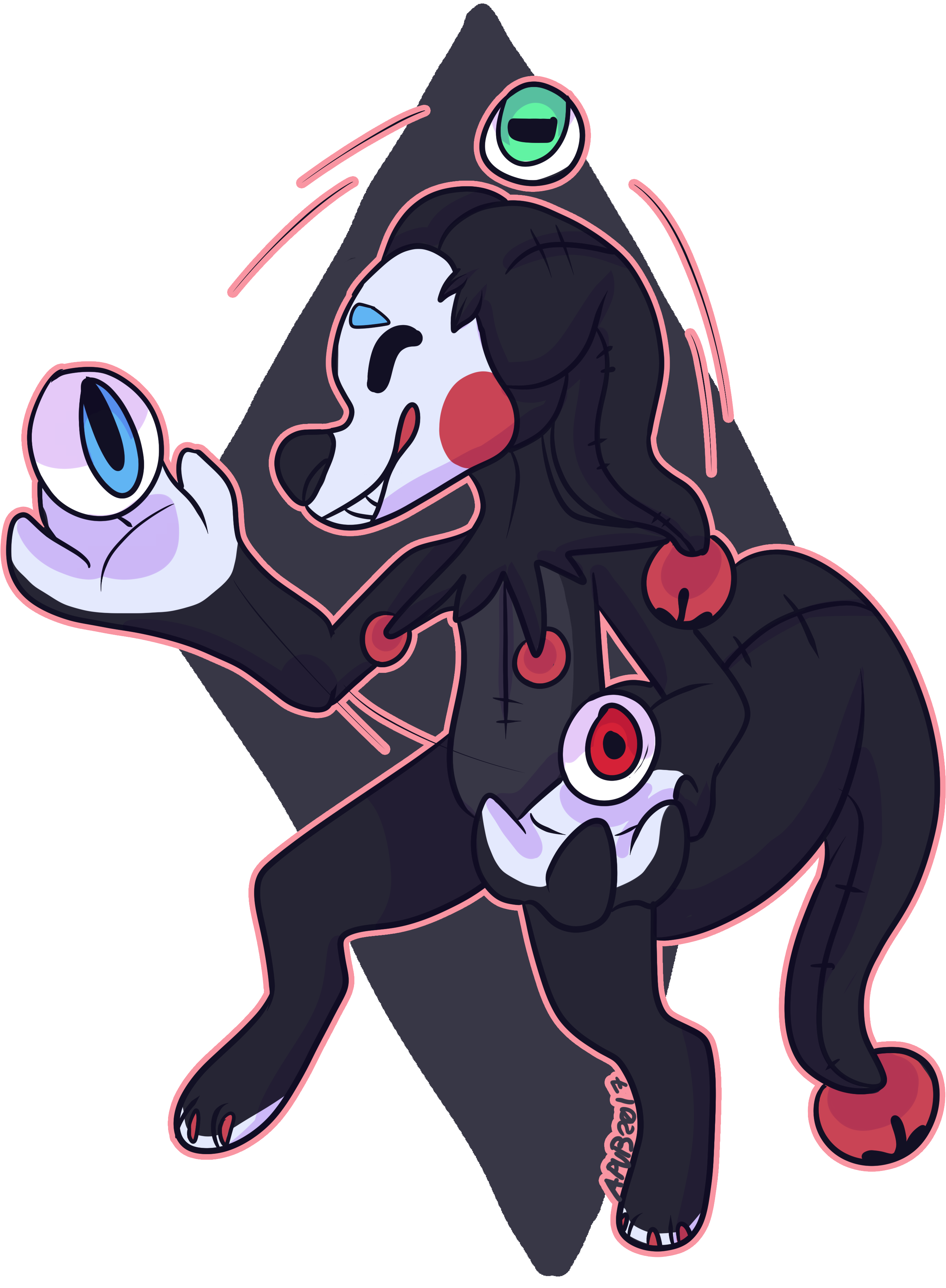 Chibi Commission- The Clown - Cartoon (2807x3773), Png Download