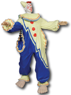 Clown - Statue - " - Laugh, Clown, Laugh (500x400), Png Download