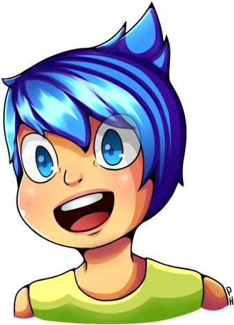 “i Just Saw Inside Out - Cartoon (400x507), Png Download