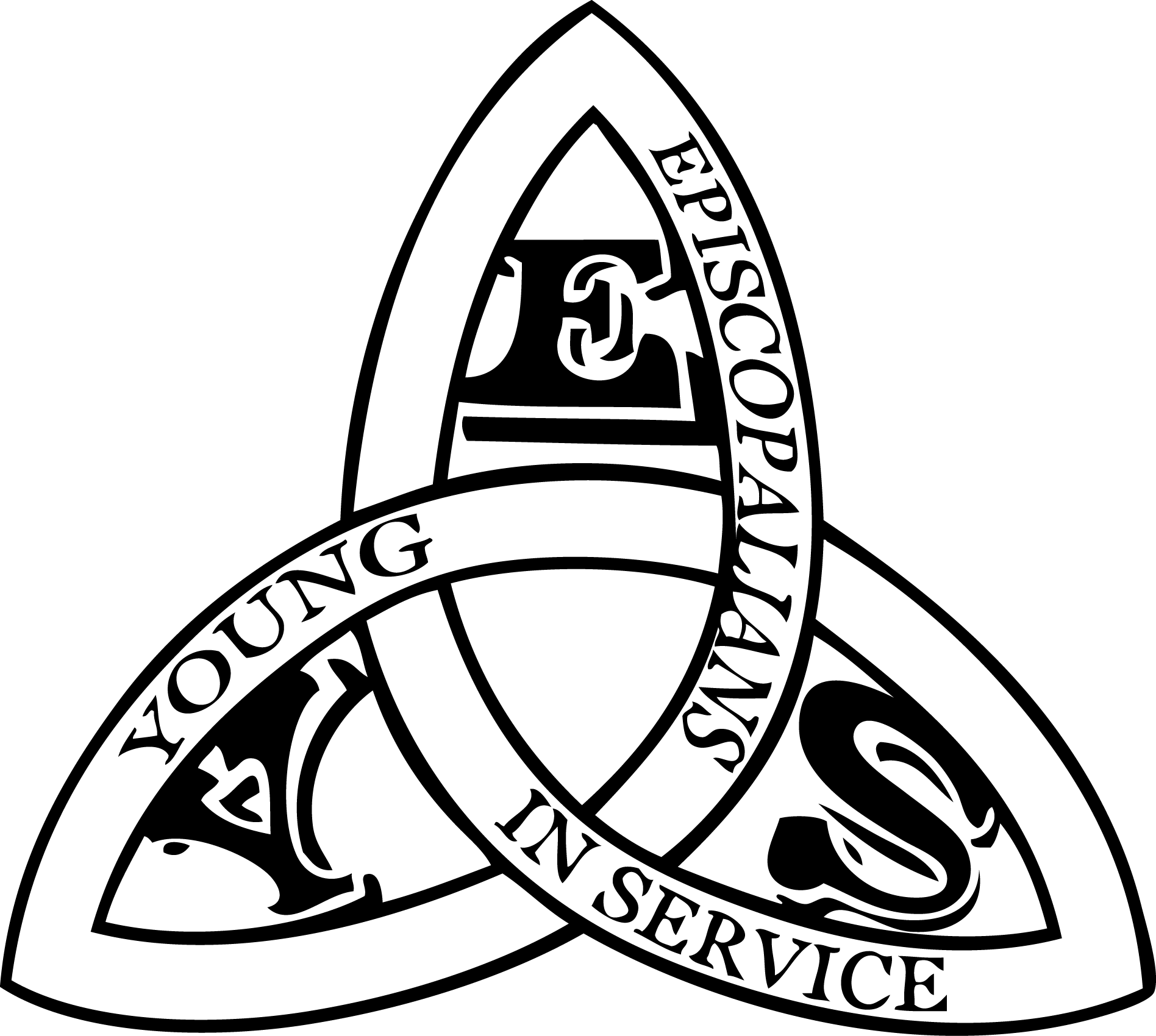 Young Episcopalians In Service - Illustration (1896x1700), Png Download