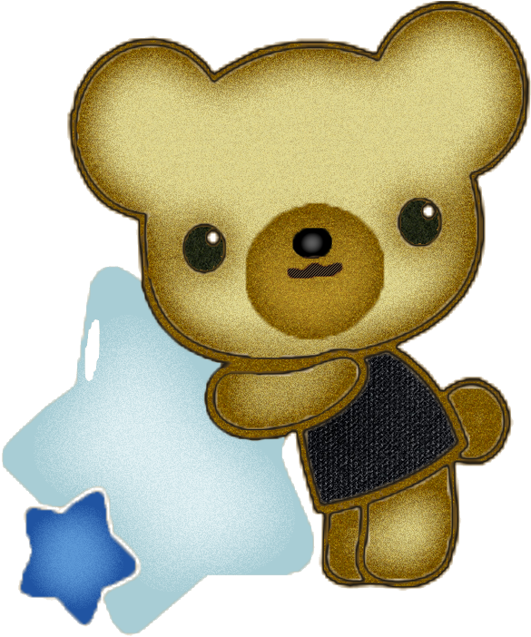 Cute Bear Png - Cartoon (596x725), Png Download