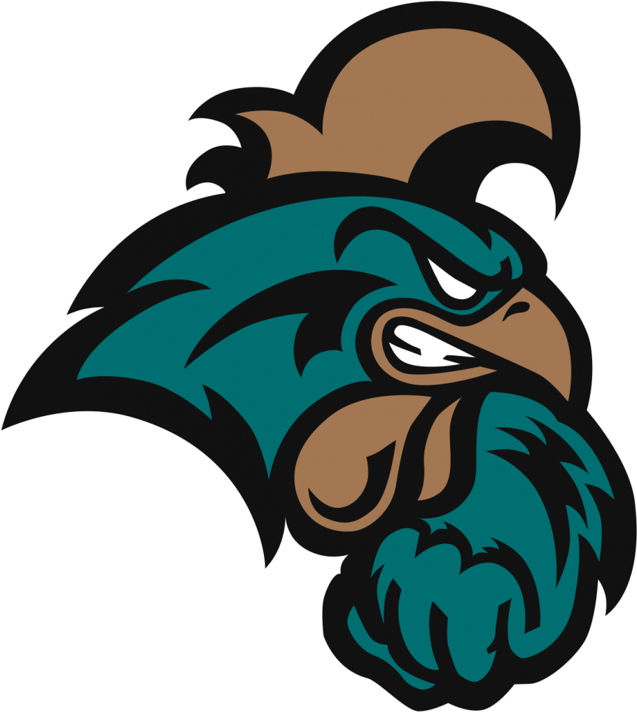 Coastal Carolina Chanticleers Color Codes - Coastal Carolina University Mascot (400x448), Png Download