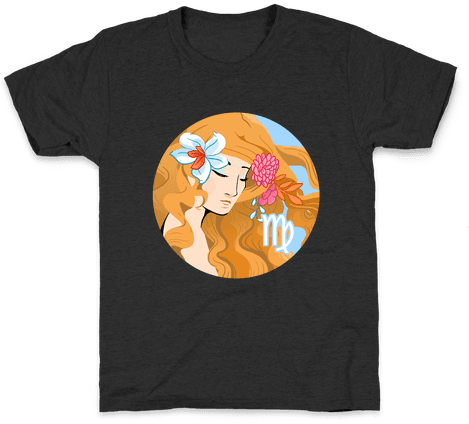 Zodiac Virgo Kids T-shirt - Shirt (484x484), Png Download
