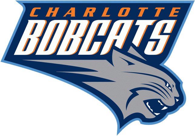 Bobcats Logo - Charlotte Bobcats Logo (1000x492), Png Download