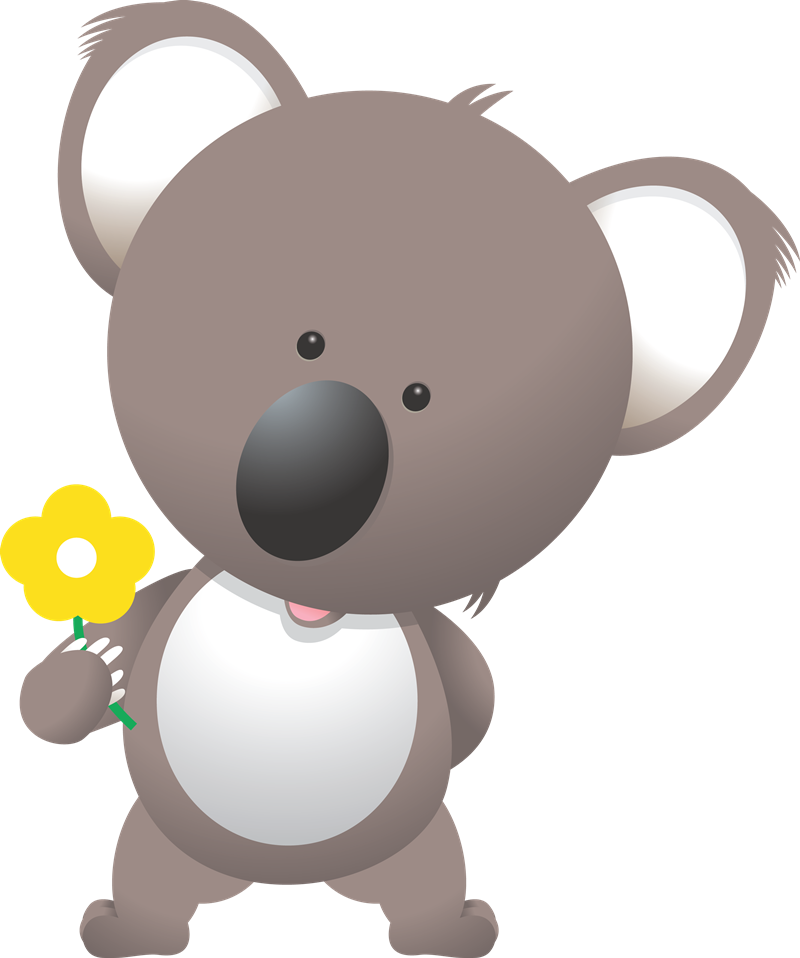 Download Png Image Report - Koala School Clip Art (800x958), Png Download