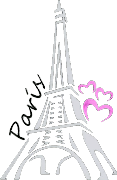 Dibujos De La Torre De Paris (392x600), Png Download