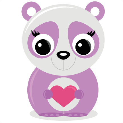 Cute Panda Bear Svg File For Scrapbooking Panda Bear - Giant Panda (432x432), Png Download
