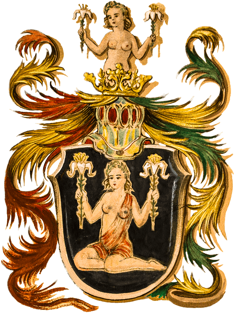 Coat Of Arms Zodiac Sign Virgo - Thekeyringshop Glass Fronted Antique Bronze Heraldic (901x1280), Png Download