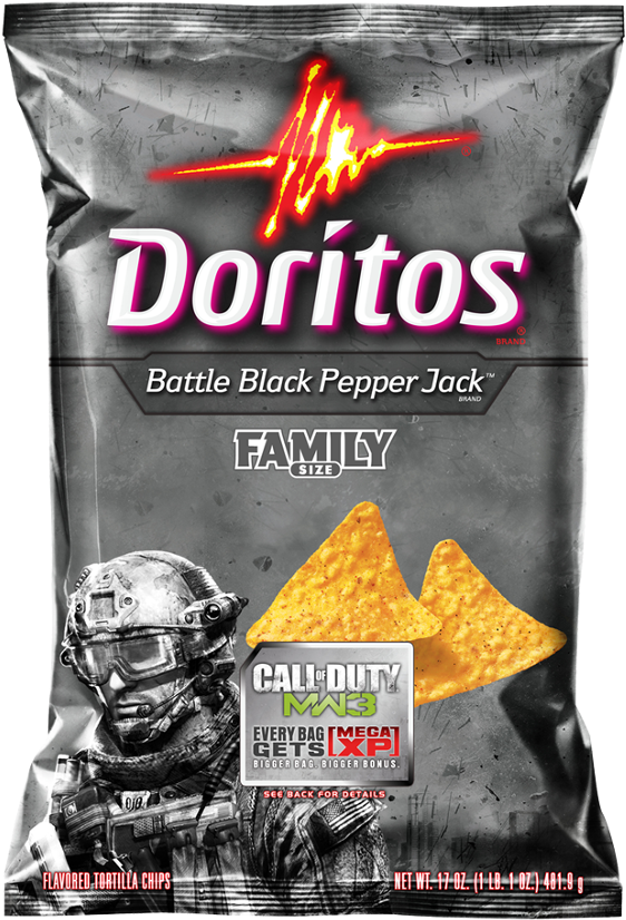 Doritos Tortilla Chips, Nacho Cheese Flavored - 14.5 (670x832), Png Download