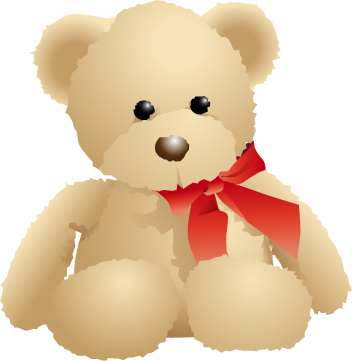 Cute Teddy Bear Png - Teddy Bear (352x361), Png Download
