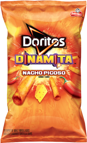 Dorito Bag Png - Doritos Dinamita Nacho (334x483), Png Download