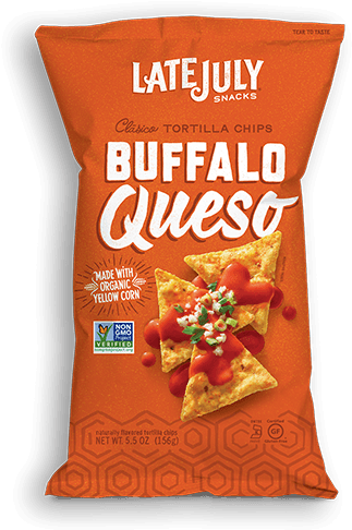 Previous - Late July Buffalo Queso Chips (358x495), Png Download