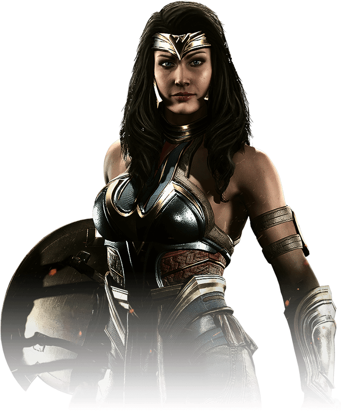 Wonder Woman V 2 Injustice 2 Render By Yukizm-dbm6556 - Injustice 2 Wonder Woman (685x829), Png Download