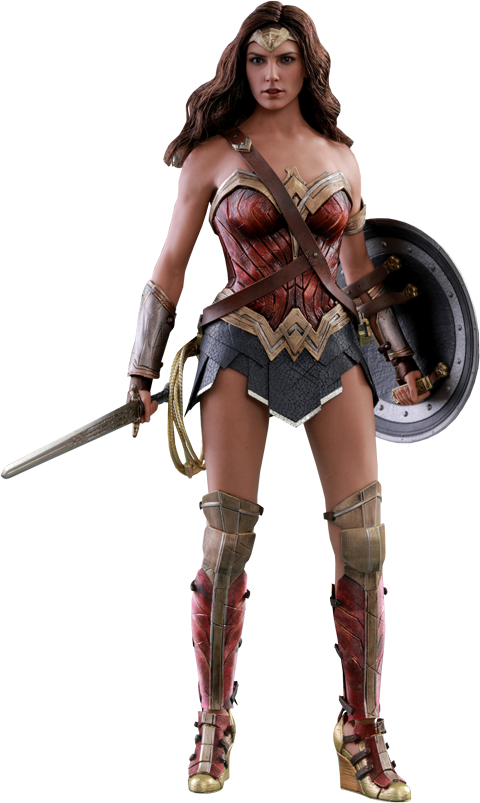 Dc Comics Sixth Scale Figure Wonder Woman - Action Figure Wonder Woman (480x803), Png Download