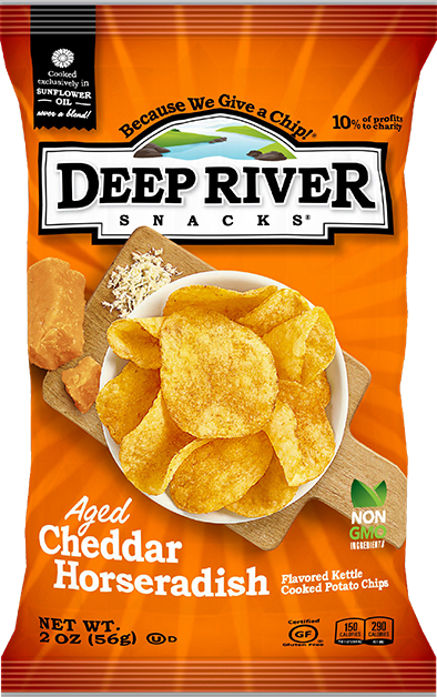 Doritos Bag Transparent - Deep River Cheddar Horseradish Potato Chips (394x628), Png Download