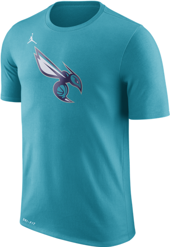 Charlotte Hornets Jordan Dry Logo Nba T-shirt 'rapid - Markelle Fultz Shirt (500x500), Png Download