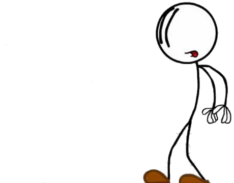 Clip Art Transparent Library Stickman Transparent Henry - Henry The Stickman Png (480x360), Png Download