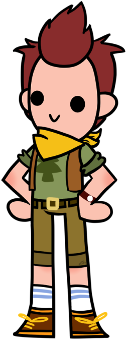 I'm On A Frustrating Art Block, So Have A Davey Boi - Cartoon (434x750), Png Download