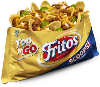 Free Doritos Bag Transparent - Fritos Walking Taco Bags (334x483), Png Download