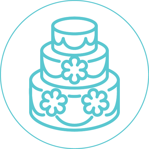 Wedding Cakes - Vector Graphics (501x501), Png Download