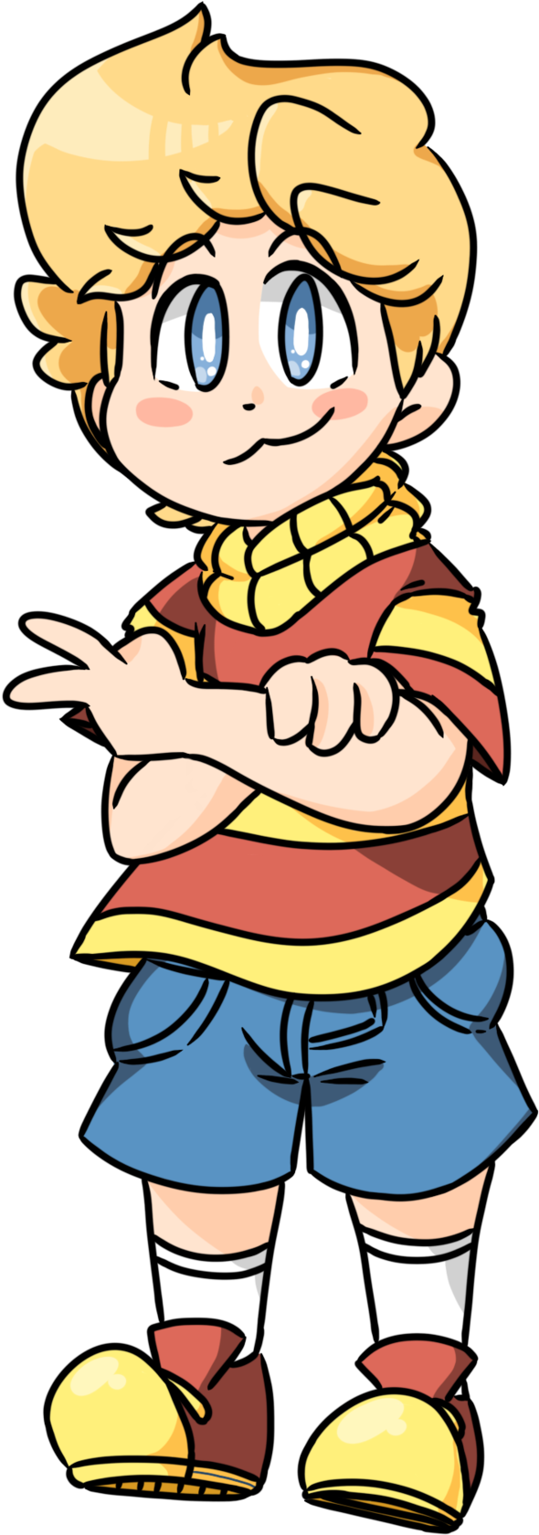 Drawing My Child Again With The Old Eye Style I Used - Cartoon (1280x1707), Png Download
