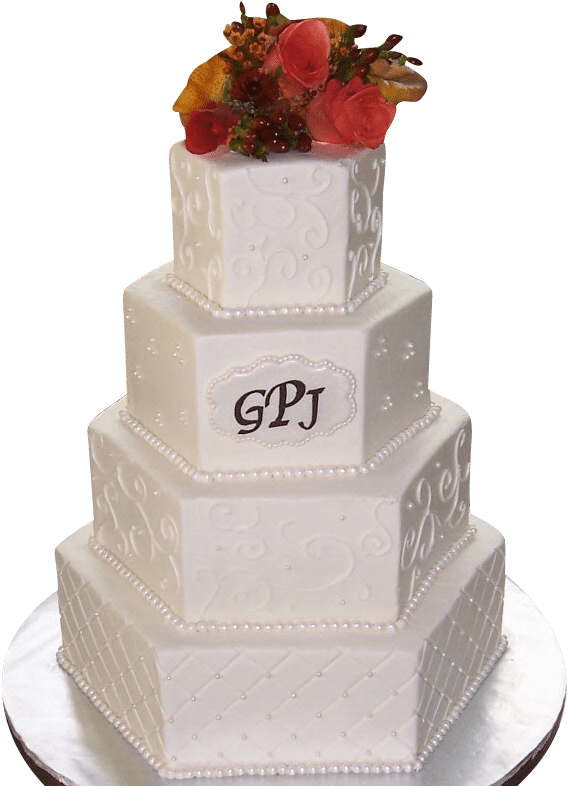 Wedding Cake (653x800), Png Download