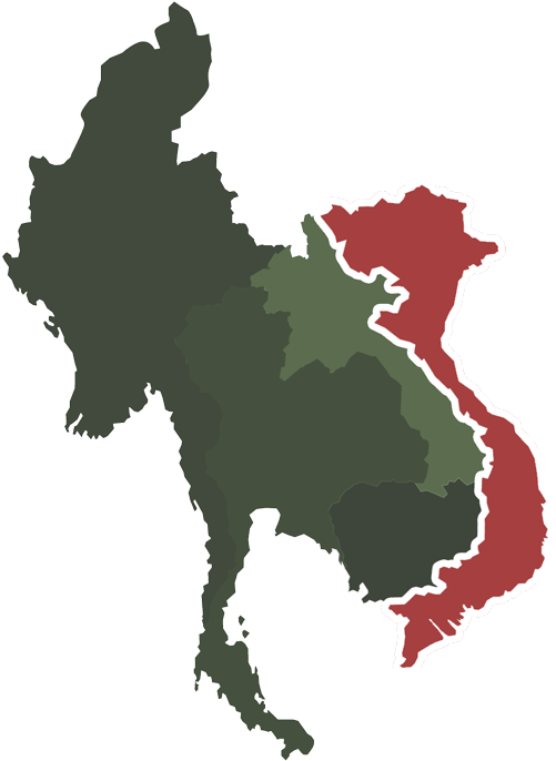 Cambodia Map Thailand Map Myanamr Map Vietnam Map - Sta Travel Australia Tour (510x700), Png Download