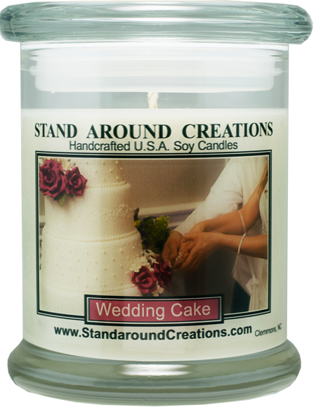 Wedding Cake Status 12-oz - Stand Around Creations Wedding Cake Status 12-oz., (450x579), Png Download
