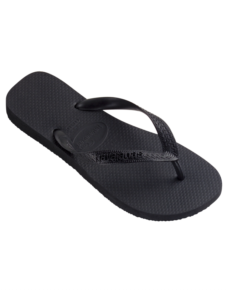 Havaianas Top Black Flip Flops - Havaianas Black (960x1231), Png Download